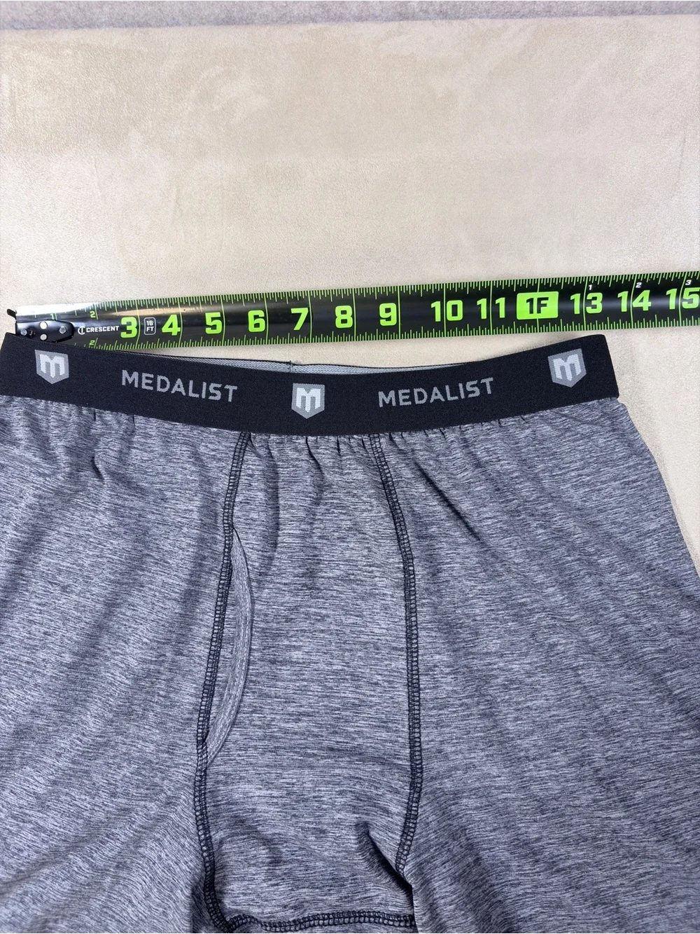 Men's Large Grey Thermal Long Johns - Medalist brand (193)